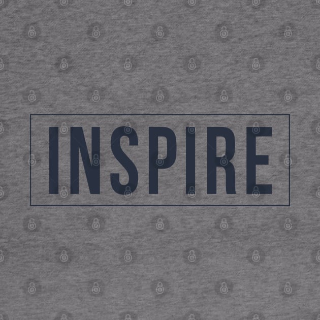 Inspire Typography Inspirational Word Retro Black by ebayson74@gmail.com